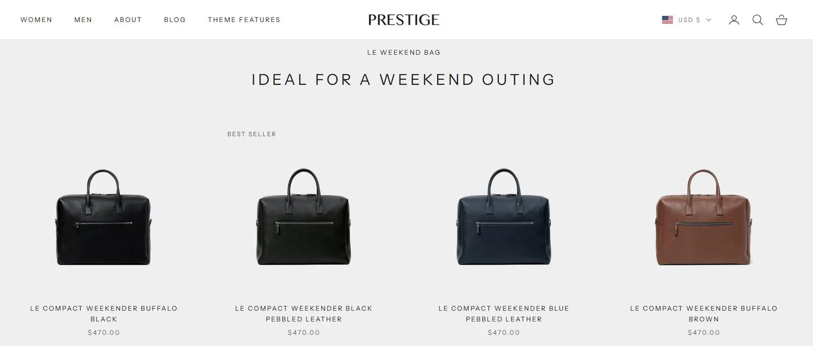 Prestige Shopify Theme Built for OS2.0